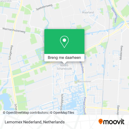 Lemomex Nederland kaart