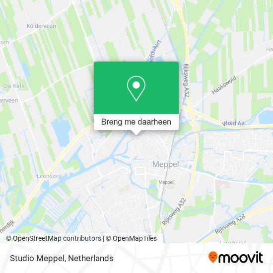 Studio Meppel kaart