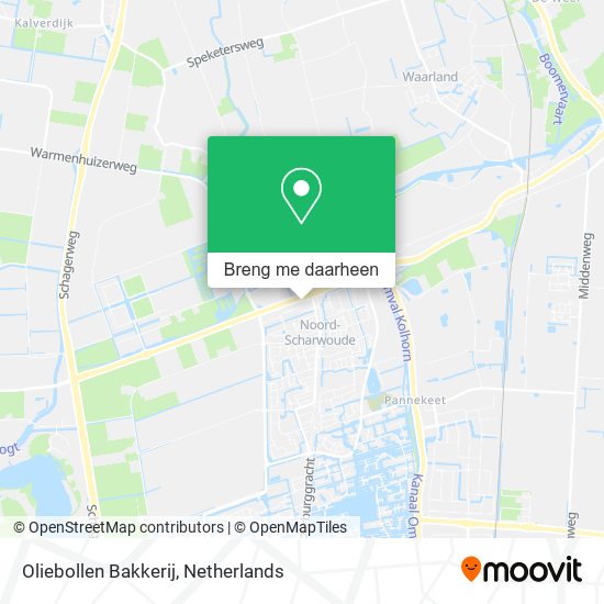 Oliebollen Bakkerij kaart