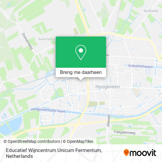 Educatief Wijncentrum Unicum Fermentum kaart