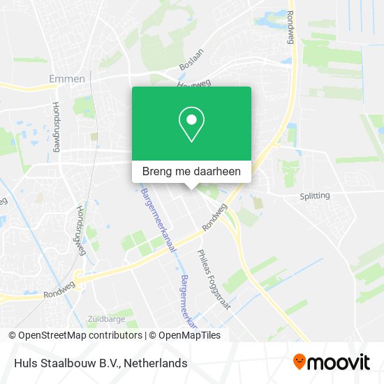 Huls Staalbouw B.V. kaart