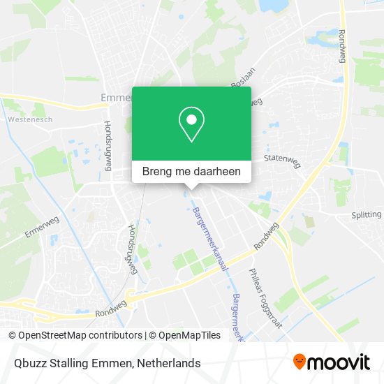 Qbuzz Stalling Emmen kaart