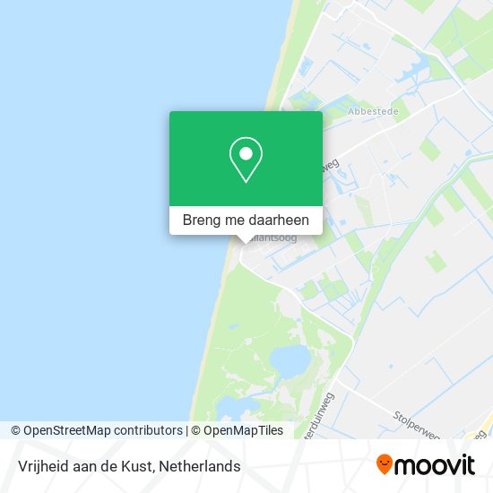 Vrijheid aan de Kust kaart