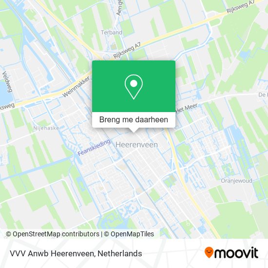 VVV Anwb Heerenveen kaart