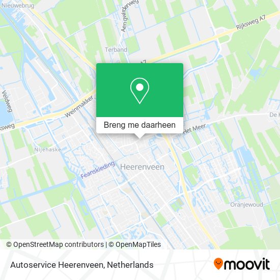 Autoservice Heerenveen kaart