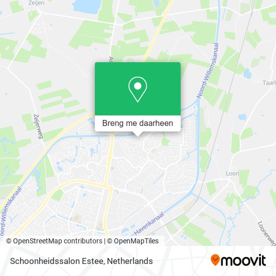 Schoonheidssalon Estee kaart