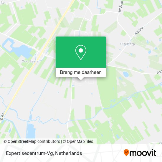 Expertisecentrum-Vg kaart