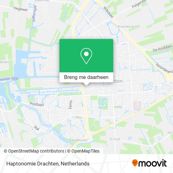 Haptonomie Drachten kaart