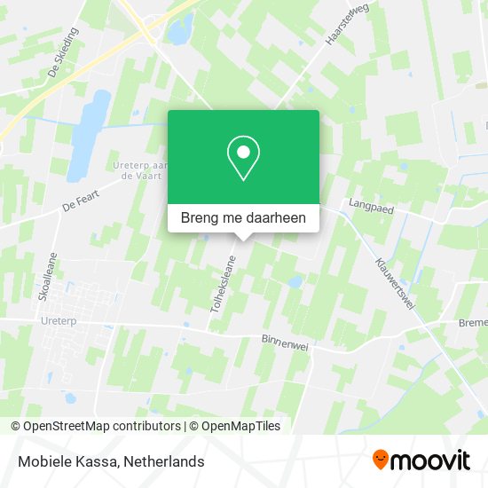 Mobiele Kassa kaart