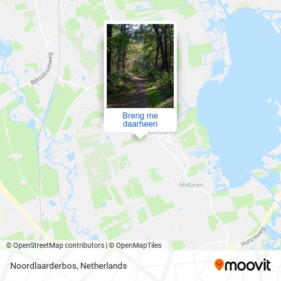 Noordlaarderbos kaart