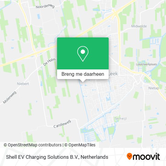 Shell EV Charging Solutions B.V. kaart