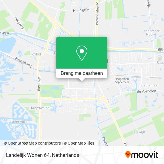 Landelijk Wonen 64 kaart