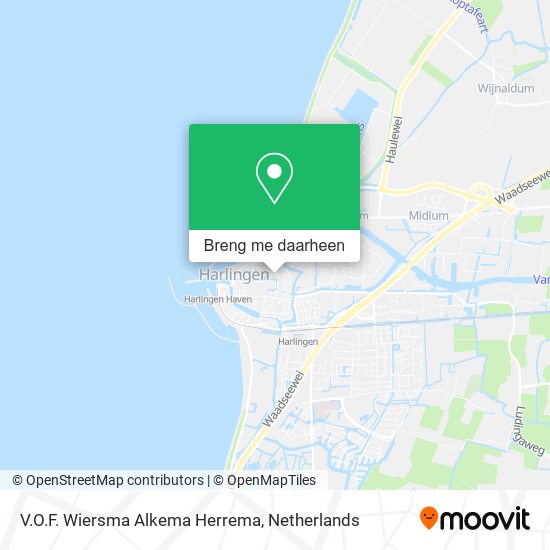 V.O.F. Wiersma Alkema Herrema kaart