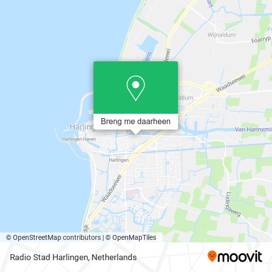 Radio Stad Harlingen kaart