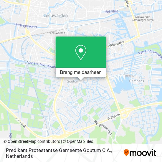 Predikant Protestantse Gemeente Goutum C.A. kaart
