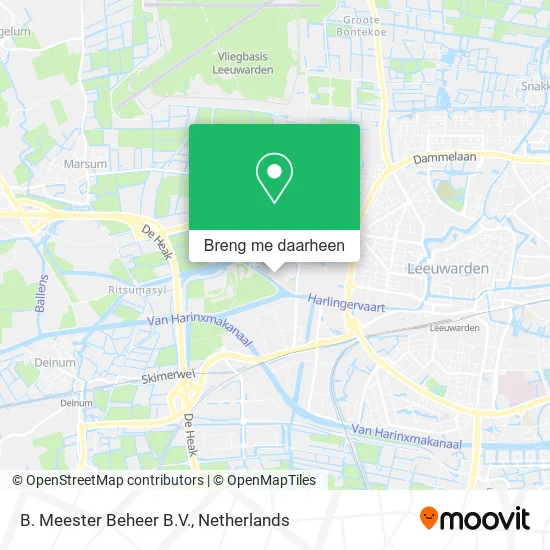 B. Meester Beheer B.V. kaart