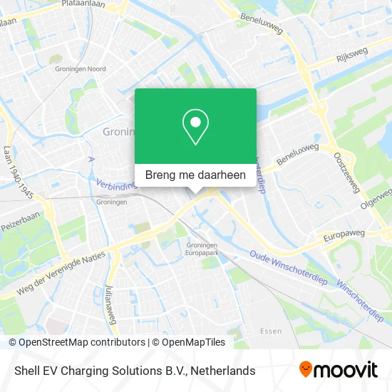 Shell EV Charging Solutions B.V. kaart