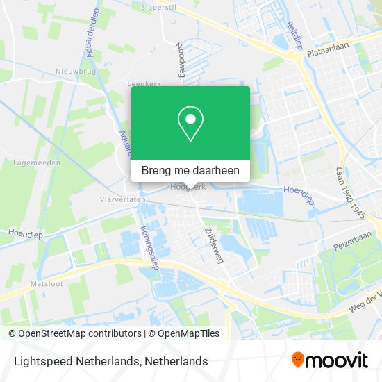 Lightspeed Netherlands kaart