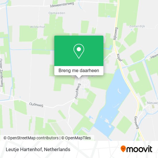 Leutje Hartenhof kaart