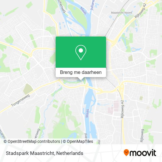 Stadspark Maastricht kaart