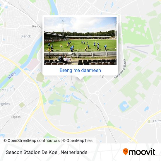 Seacon Stadion De Koel kaart