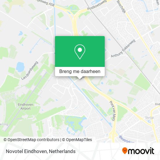 Novotel Eindhoven kaart