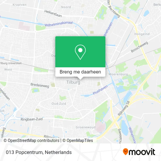 013 Popcentrum kaart