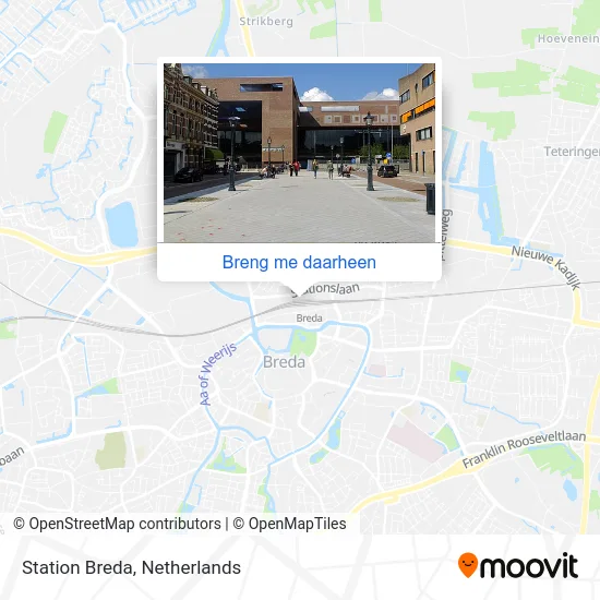 Station Breda kaart