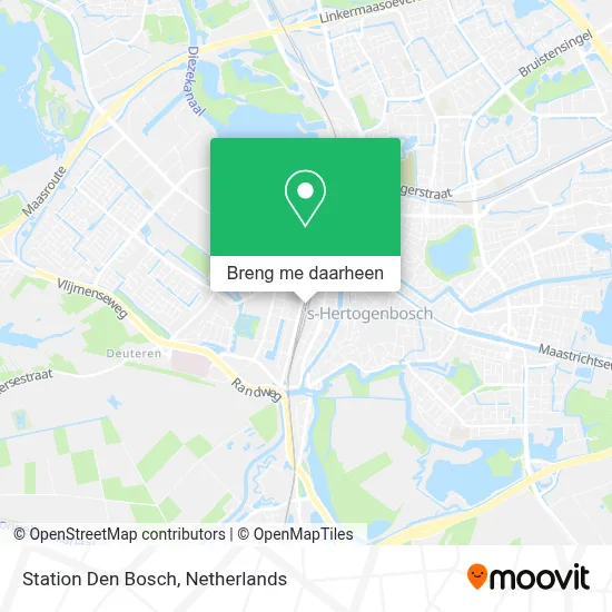 Station Den Bosch kaart