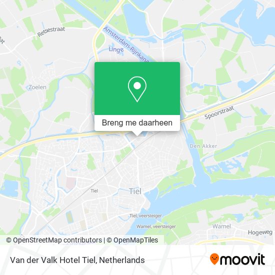 Van der Valk Hotel Tiel kaart