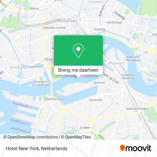 Hotel New York kaart