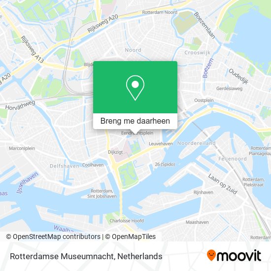 Rotterdamse Museumnacht kaart