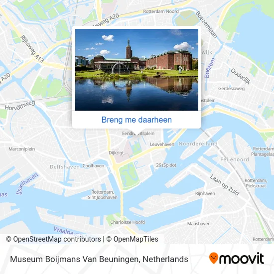 Museum Boijmans Van Beuningen kaart