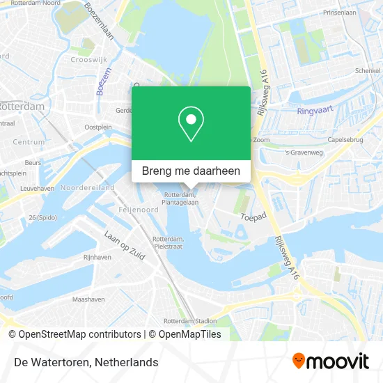 De Watertoren kaart