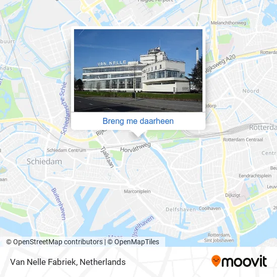 Van Nelle Fabriek kaart