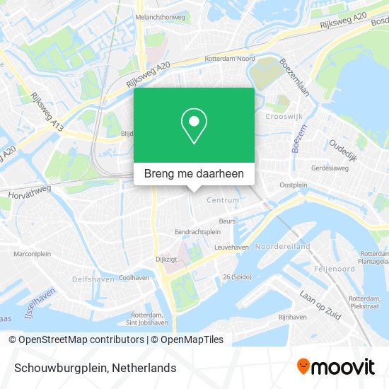 Schouwburgplein kaart