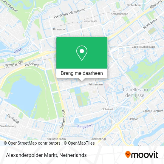 Alexanderpolder Markt kaart