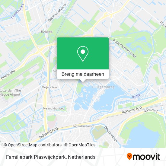 Familiepark Plaswijckpark kaart