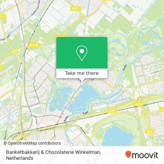 Banketbakkerij & Chocolaterie Winkelman kaart