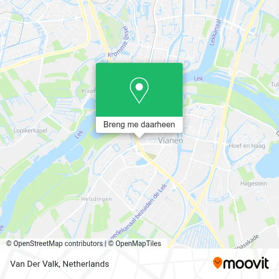 Van Der Valk kaart