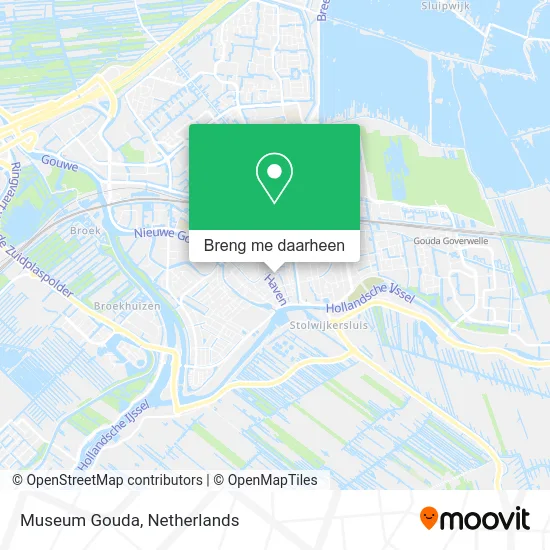 Museum Gouda kaart