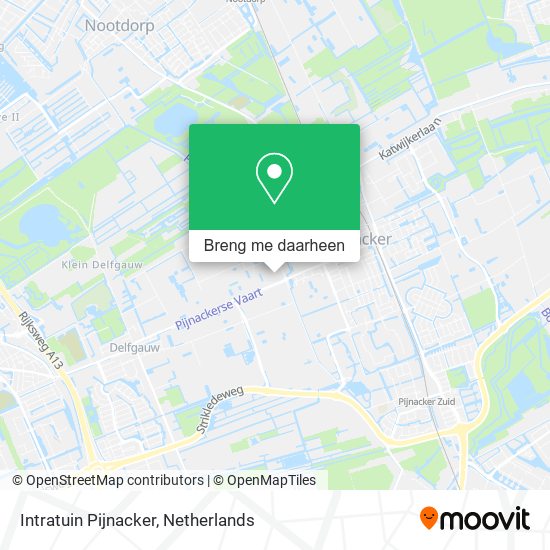 Intratuin Pijnacker kaart
