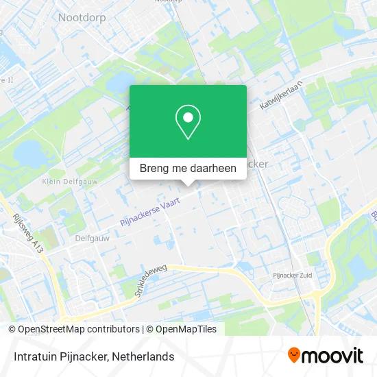 Intratuin Pijnacker kaart