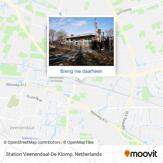 Station Veenendaal-De Klomp kaart