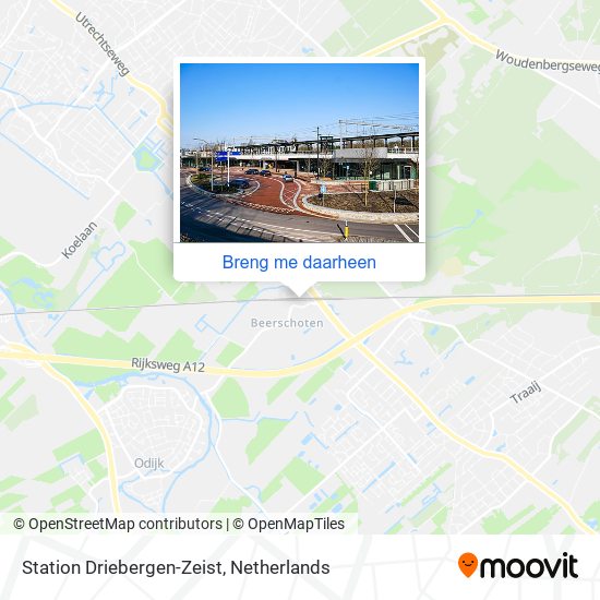 Station Driebergen-Zeist kaart