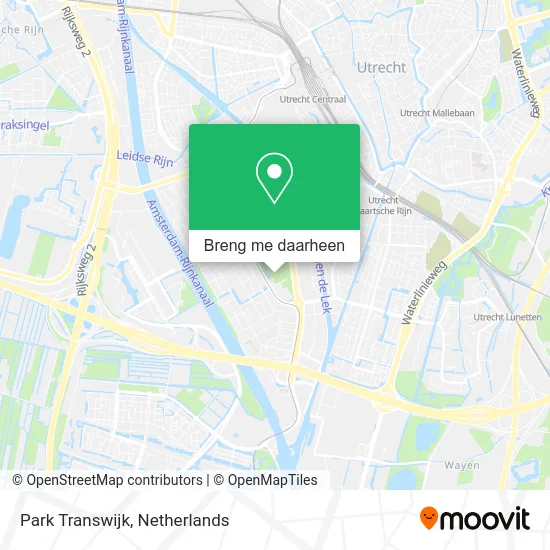 Park Transwijk kaart