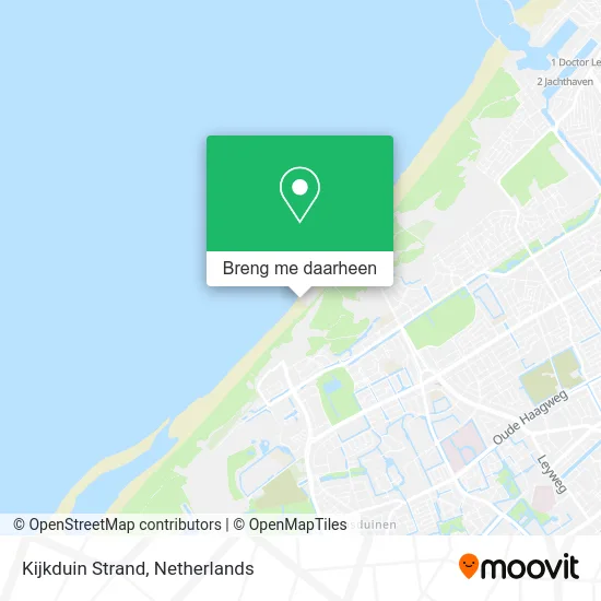 Kijkduin Strand kaart