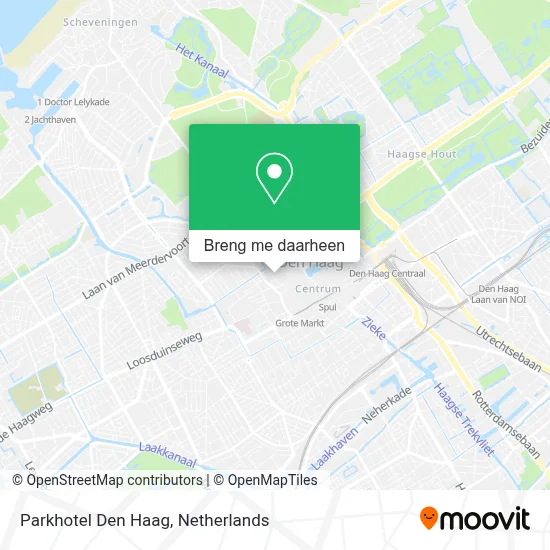 Parkhotel Den Haag kaart