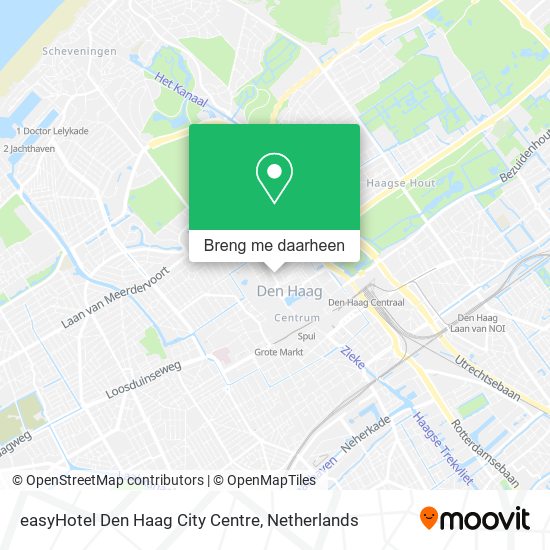 easyHotel Den Haag City Centre kaart