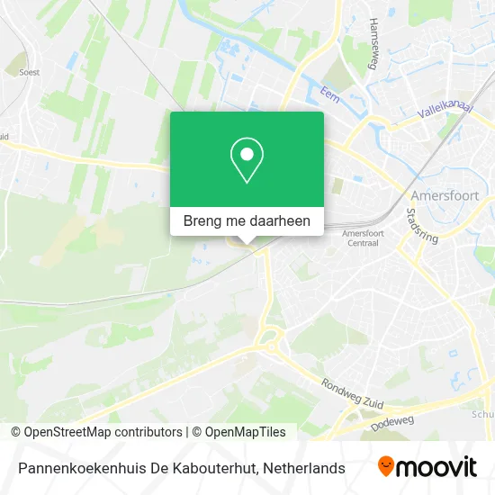 Pannenkoekenhuis De Kabouterhut kaart